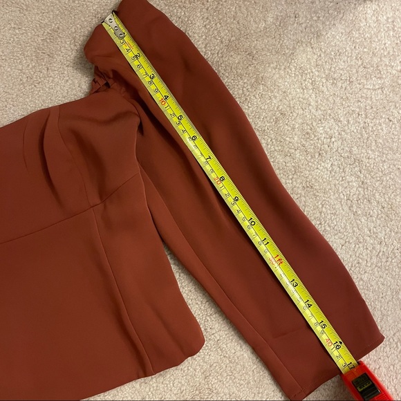 NWT Aritzia - Wilfred Cabo Blouse Top Shirt in Rustwood XXS - Picture 10 of 14